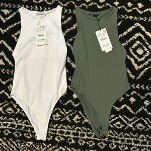 Women’s Zara body suits both NWT size small